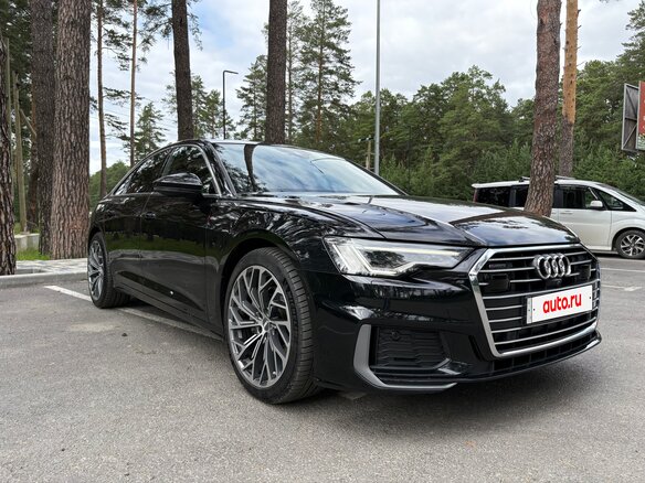 2020 Audi A6 45 TFSI V (C8), чёрный, 4500000 рублей - вид 2