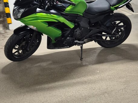 2014 Kawasaki ER-6F (Ninja 650R), зелёный, 540000 рублей, вид 3