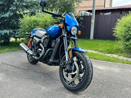 2018 Harley-Davidson Street Rod, синий, 685000 рублей, вид 1