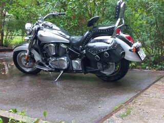 2007 Kawasaki VN900 Vulcan, чёрный, 400000 рублей, вид 1