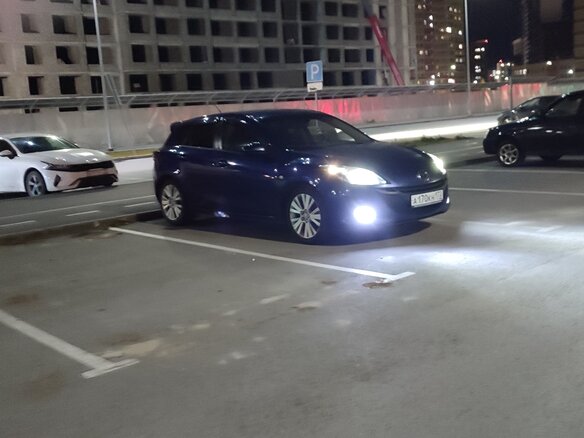 2009 Mazda 3 II (BL), синий, 730000 рублей - вид 7