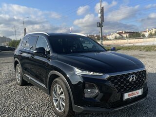2020 Hyundai Santa Fe IV, чёрный, 3250000 рублей, вид 1