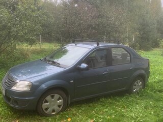 2010 Renault Logan I Рестайлинг, синий, 350000 рублей, вид 4
