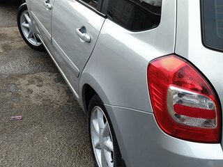 2014 Lada (ВАЗ) Kalina II, серебристый, 680000 рублей, вид 2
