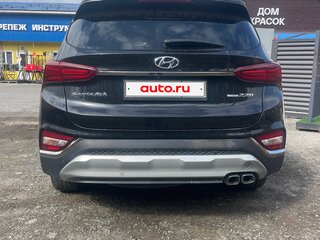 2019 Hyundai Santa Fe IV, чёрный, 4500000 рублей, вид 4