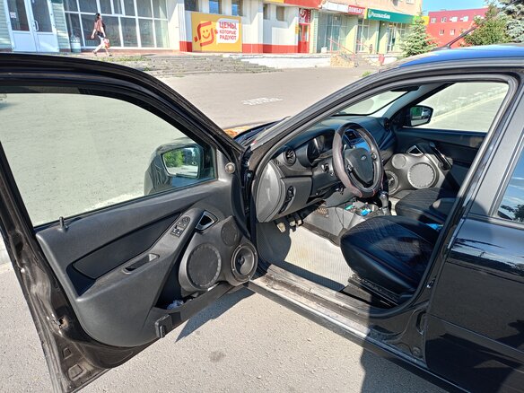 2022 Lada (ВАЗ) Granta I Рестайлинг, чёрный, 725000 рублей - вид 4