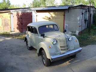 1952 Москвич 400-420, зелёный, 130000 рублей, вид 1