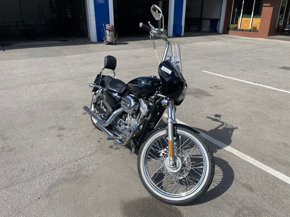 2004 Harley-Davidson Sportster 883, чёрный - вид 7