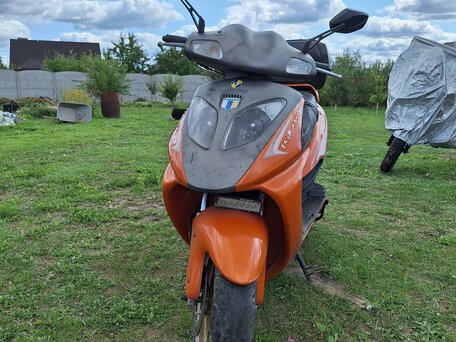 2008 Honda Zoomer, оранжевый, 70000 рублей, вид 1