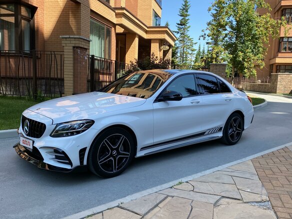 2018 Mercedes-Benz C-Класс 200 IV (W205) Рестайлинг, белый