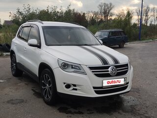 2009 Volkswagen Tiguan I, белый, 800000 рублей, вид 3