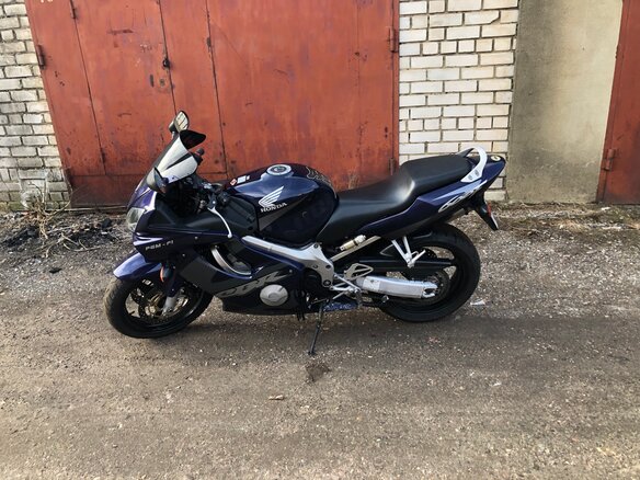 2002 Honda CBR 600F, синий, 400000 рублей - вид 4