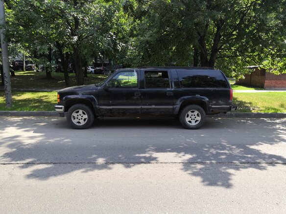 1995 GMC Suburban, чёрный - вид 5