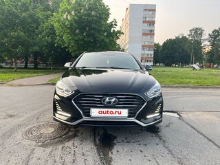 2017 Hyundai Sonata VII (LF) Рестайлинг, чёрный, 1800000 рублей, вид 2