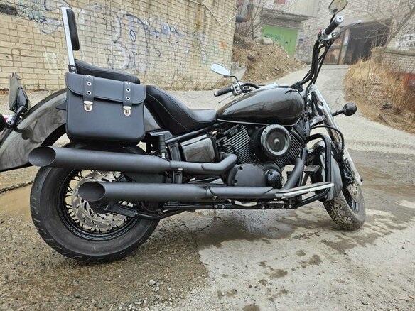 2005 Yamaha XVS1100, чёрный, 445000 рублей - вид 6