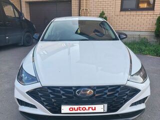 2021 Hyundai Sonata VIII (DN8), белый, 1700000 рублей, вид 3