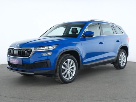 2022 Skoda Kodiaq I Рестайлинг, синий, 3550000 рублей, вид 2
