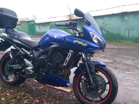 2009 Yamaha FZ6, синий, 350000 рублей, вид 1