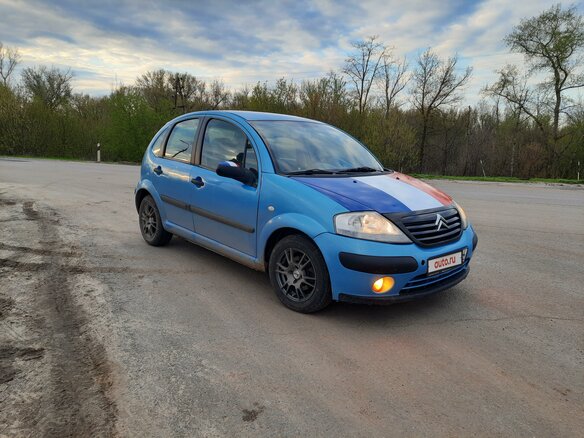 2004 Citroen C3 I, голубой - вид 4