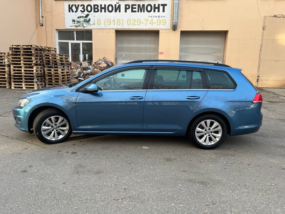 2015 Volkswagen Golf VII, синий, 1000000 рублей - вид 8