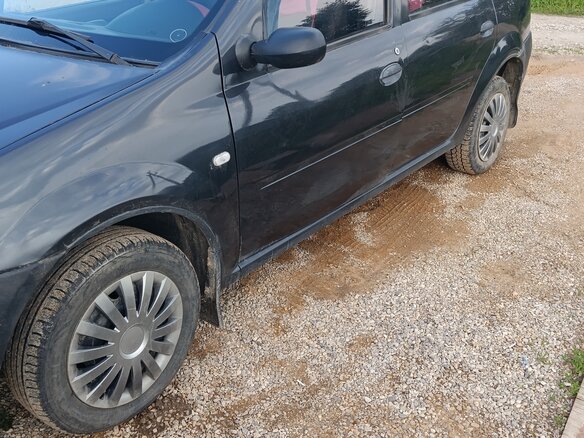 2009 Renault Logan I, чёрный, 320000 рублей - вид 3