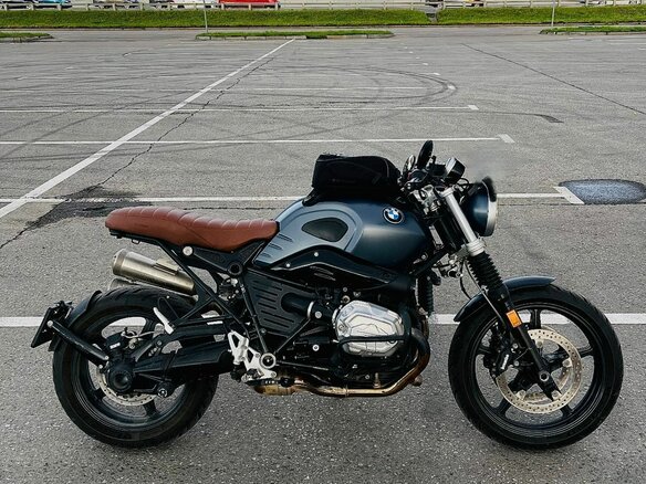 2020 BMW R Nine T Scrambler, зелёный