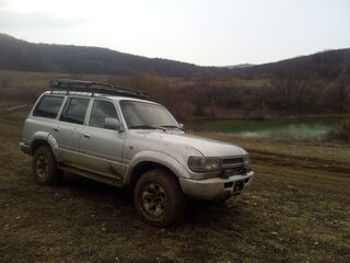 1992 Toyota Land Cruiser 80 Series, серебристый, 850000 рублей, вид 1