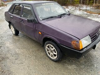 1997 Lada (ВАЗ) 21099, фиолетовый, 95000 рублей, вид 3