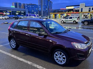 2014 Lada (ВАЗ) Kalina II, пурпурный, 450000 рублей, вид 5