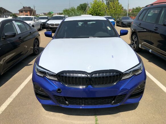 2021 BMW 3 серии 320i xDrive VII (G2x), синий - вид 1