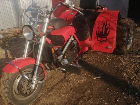 1992 Yamaha V-Max 1200, красный, 550000 рублей, вид 2