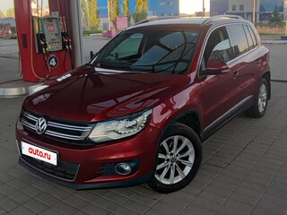 2011 Volkswagen Tiguan I Рестайлинг, красный, 1200000 рублей, вид 3