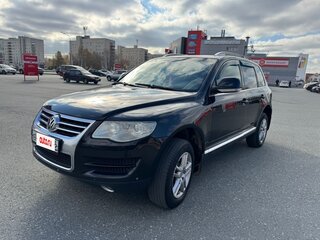 2008 Volkswagen Touareg I Рестайлинг, чёрный, 1250000 рублей, вид 1