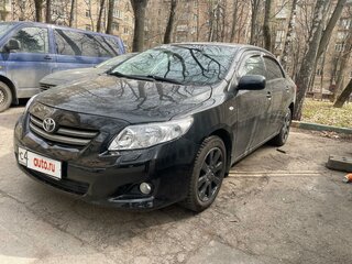 2007 Toyota Corolla AMT X (E140, E150), чёрный, 700000 рублей, вид 1
