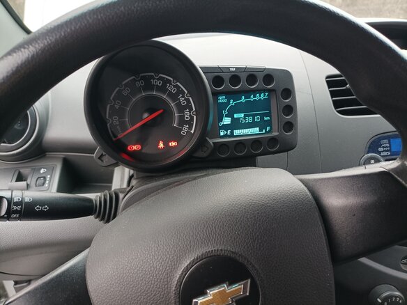 2012 Chevrolet Spark III, серебристый - вид 4