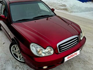2004 Hyundai Sonata IV (EF) Рестайлинг, красный, 597000 рублей, вид 3