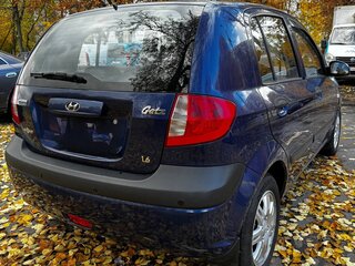 2009 Hyundai Getz I Рестайлинг, синий, 460000 рублей, вид 4