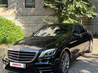 2020 Mercedes-Benz S-Класс 450 Long VI (W222, C217) Рестайлинг, чёрный, 6400000 рублей, вид 1