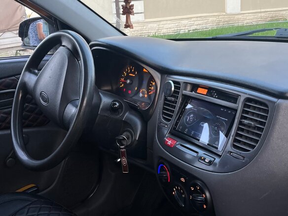 2008 Kia Rio II, чёрный, 200000 рублей - вид 6