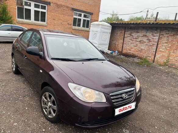 2008 Hyundai Elantra IV (HD), красный, 530000 рублей - вид 1