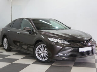 2018 Toyota Camry VIII (XV70), коричневый, 2950000 рублей, вид 3