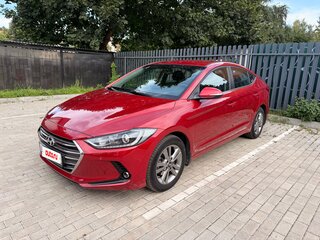 2018 Hyundai Elantra VI (AD), красный, 1600000 рублей, вид 1
