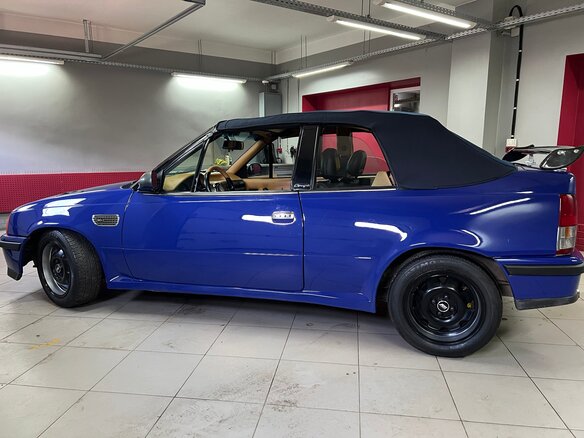 1989 Opel Kadett E Рестайлинг, синий - вид 9