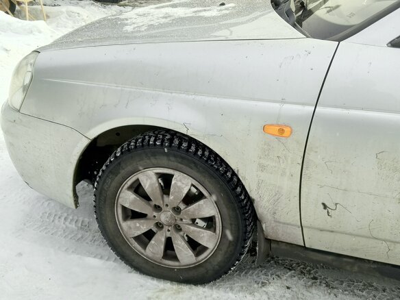 2011 Lada (ВАЗ) Priora I, серебристый, 430000 рублей - вид 1