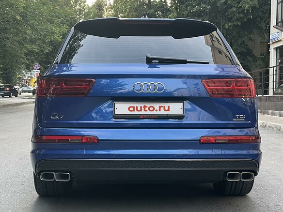 2016 Audi Q7 II (4M), синий - вид 14