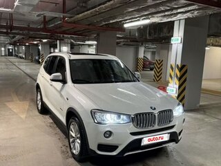 2016 BMW X3 28i xDrive II (F25) Рестайлинг, белый, 2650000 рублей, вид 3