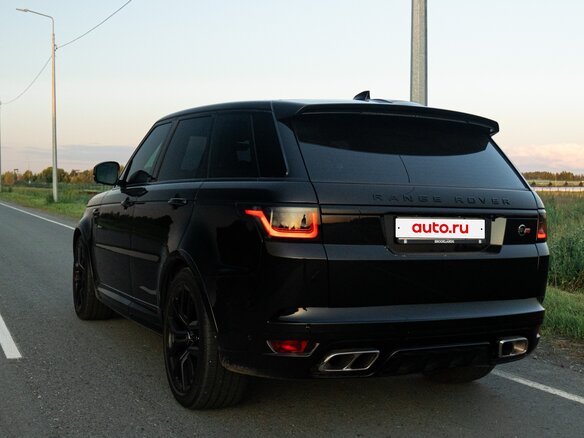 2020 Land Rover Range Rover Sport SVR II Рестайлинг, чёрный, 10000000 рублей - вид 5