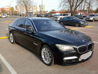 2011 BMW 7 серии Long 750Li xDrive V (F01/F02/F04), чёрный, 1350000 рублей, вид 3