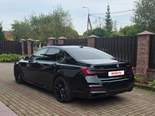 2019 BMW 7 серии 740d xDrive VI (G11/G12) Рестайлинг, чёрный, 7390000 рублей, вид 3