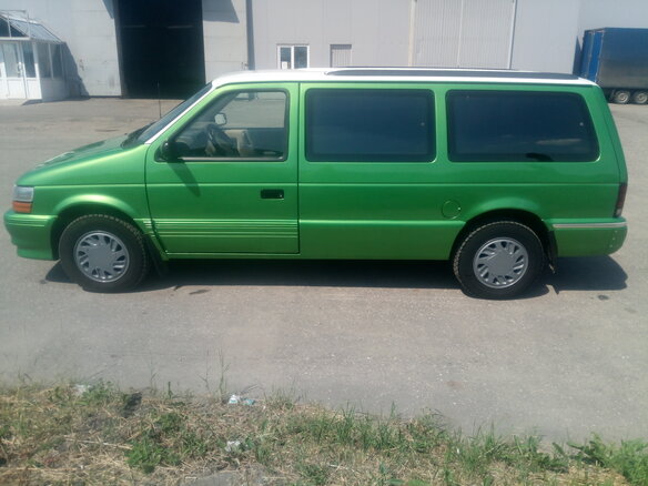 1993 Dodge Caravan Grand II, зелёный - вид 14